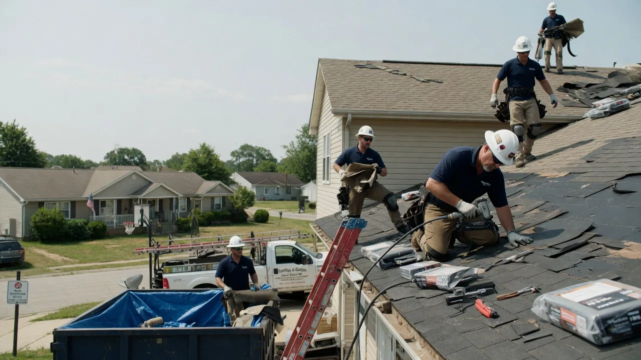 Roof Replacement in Morrisonville, IL near me
